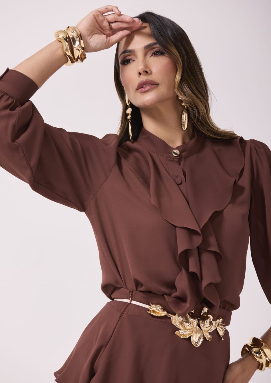 Blusa Babados